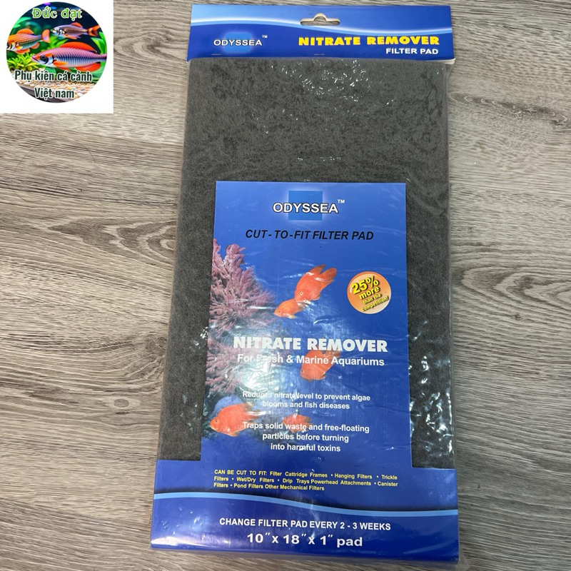 Bông Lọc Odyssea 45x25x2cm Cho Bể Cá Cảnh, Bể Thủy Sinh cao cấp, có 4 màu, 4 công dụng khác nhau 5