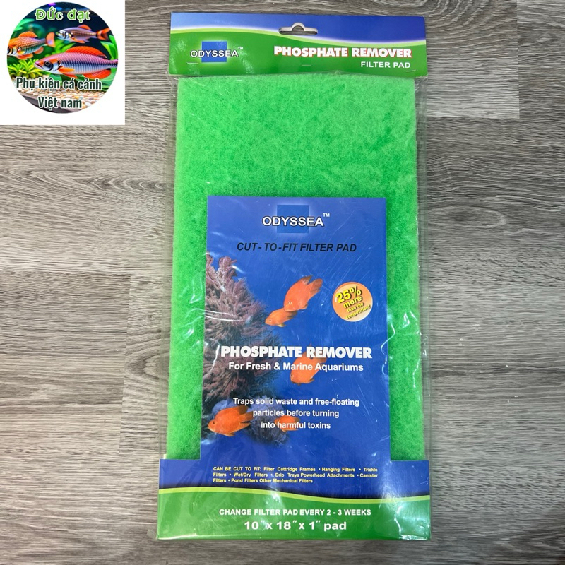 Bông Lọc Odyssea 45x25x2cm Cho Bể Cá Cảnh, Bể Thủy Sinh cao cấp, có 4 màu, 4 công dụng khác nhau 8