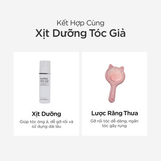 Lược Răng Thưa CAPELLI Gỡ Rối Tóc Hình Tai Mèo