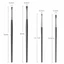 Set 4 cọ chi tiết siêu nhỏ lông mềm vẽ bọng mắt, di tan mí, nhấn mắt, che khuyết điểm mini, đánh nhũ đầu mắt, mí d