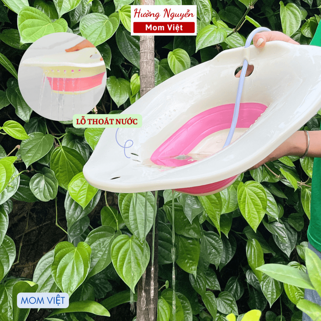 CHẬU XÔNG GẤP GỌN + GÓI XÔNG VÙNG KÍN ( CÓ CHE TÊN SP)