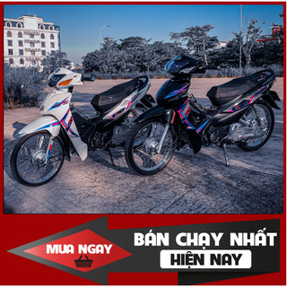 Tem rời wave 7 màu- dán xe 110cc