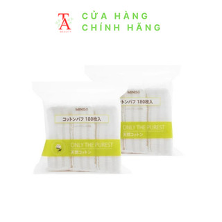 BÔNG TẨY TRANG MINISO NHẬT BẢN 180 MIẾNG