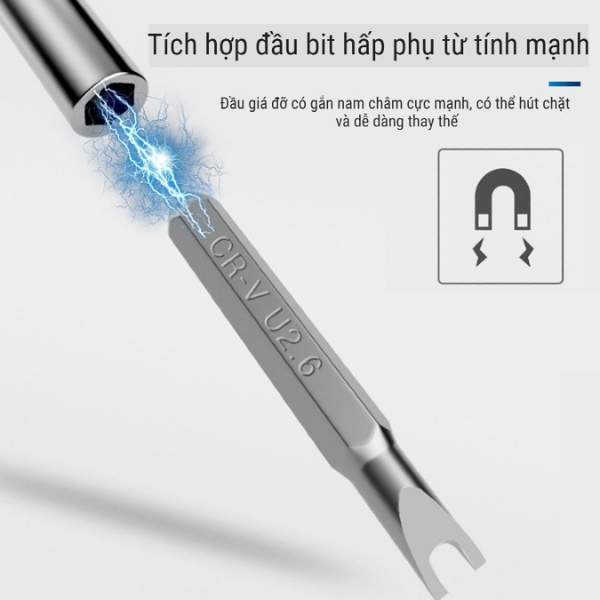 (Gía Sỉ) Bộ Tua Vít 24 Món Đa Năng, Bộ Tua Vít Nam Châm Mini Tháo Lắp Chi Tiết Điện Thoại, Máy Tính, Laptop Nhỏ Gọn