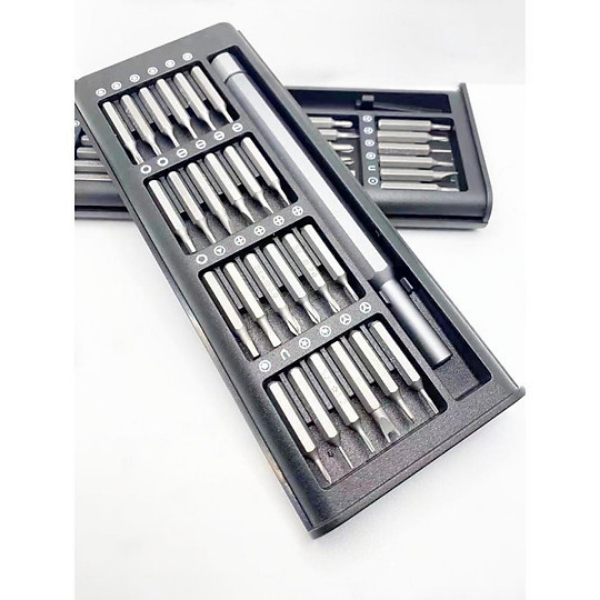 (Gía Sỉ) Bộ Tua Vít 24 Món Đa Năng, Bộ Tua Vít Nam Châm Mini Tháo Lắp Chi Tiết Điện Thoại, Máy Tính, Laptop Nhỏ Gọn