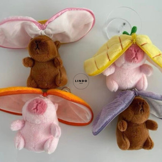 Móc Khóa Capybara Ú òa Hot Trend LINDO, Móc Khóa Treo Cặp, Balo, Quà tặng Xinh Xắn