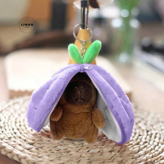 Móc Khóa Capybara Ú òa Hot Trend LINDO, Móc Khóa Treo Cặp, Balo, Quà tặng Xinh Xắn