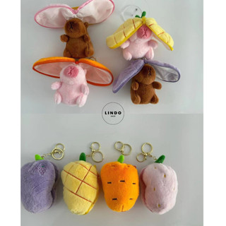 Móc Khóa Capybara Ú òa Hot Trend LINDO, Móc Khóa Treo Cặp, Balo, Quà tặng Xinh Xắn