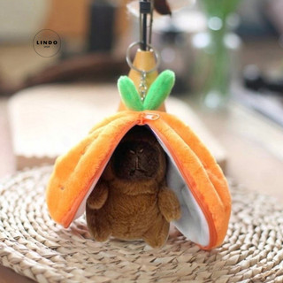 Móc Khóa Capybara Ú òa Hot Trend LINDO, Móc Khóa Treo Cặp, Balo, Quà tặng Xinh Xắn