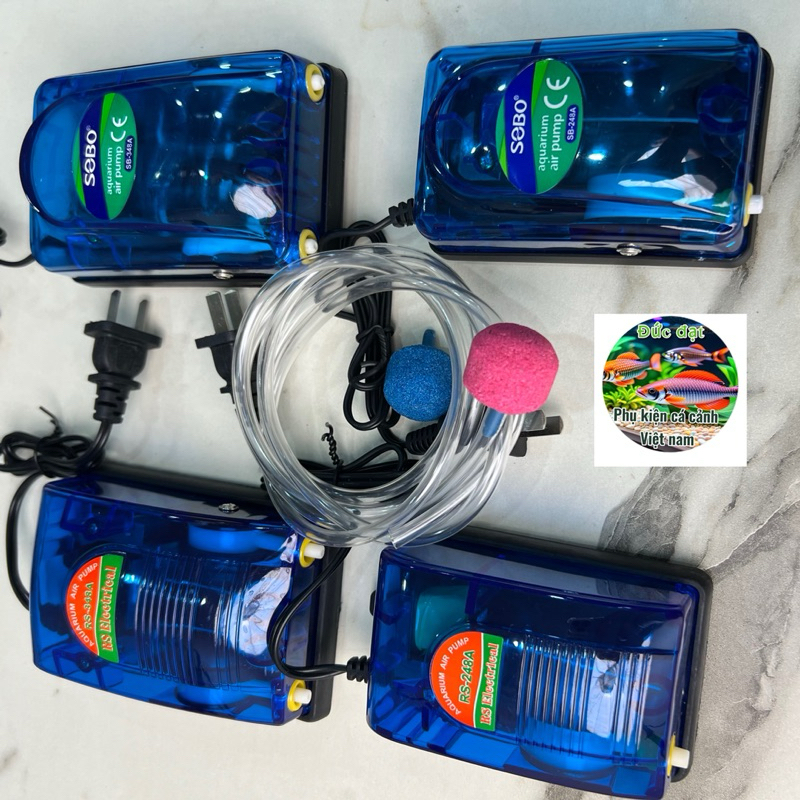 Máy Sủi RS & sobo Khí Oxy 2 và 1 Vòi sobo  & RS-248A-348A (tặng kèm dây sủi và quả sủi) hàng chính hãng giá siêu rẻ 5