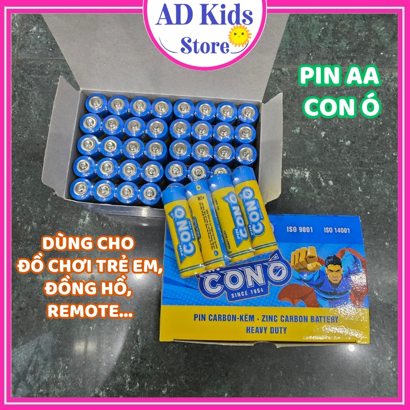 Pin AA Con Ó chính hãng 1.5V, pin tiểu 2A PINACO cho đồ chơi trẻ em ...