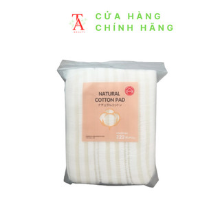 Bông Tẩy Trang 3 Lớp Natural 222 Pcs Mẫu Mới