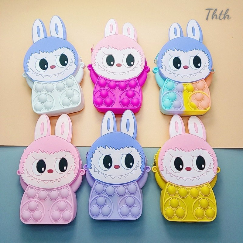 { HÀNG LOẠI 1} TT TÚI SILICON POPPIT HÌNH LABUBU | Shopee Việt Nam