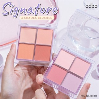Phấn Má Hồng 4 Ô Odbo Signature 4 shades bluscher