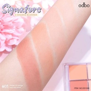 Phấn Má Hồng 4 Ô Odbo Signature 4 shades bluscher