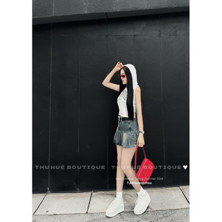 QCL1 A7601 Áo pull chữ sát nách có mũ freesz hottrend