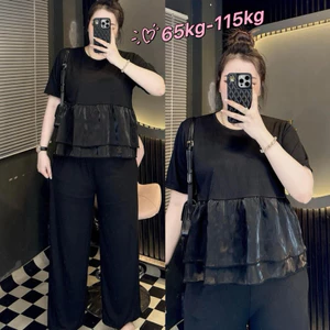 Đồ bộ xuông bigsize 65-110kg . quần xuông bigsize. đồ bộ bigsize . đồ bộ sang chảnh bigsize