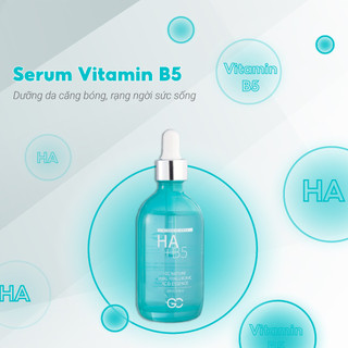 Serum Dưỡng Ẩm Phục Hồi Da GC Derma Science HA + B5 100ml