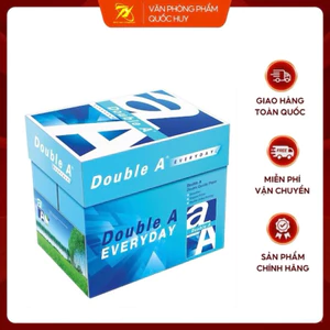 GIẤY IN A4 DOUBLE A ĐL70 ( 500 TỜ /1 GRAM ) - VPP QUỐC HUY