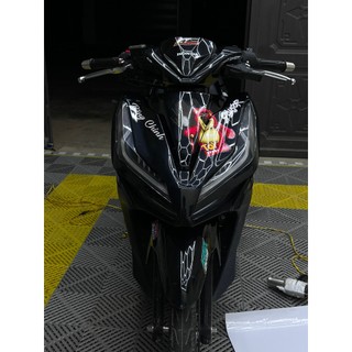 Tem rời vario gấu dâu - gấu lotso - dán xe 125cc-150cc