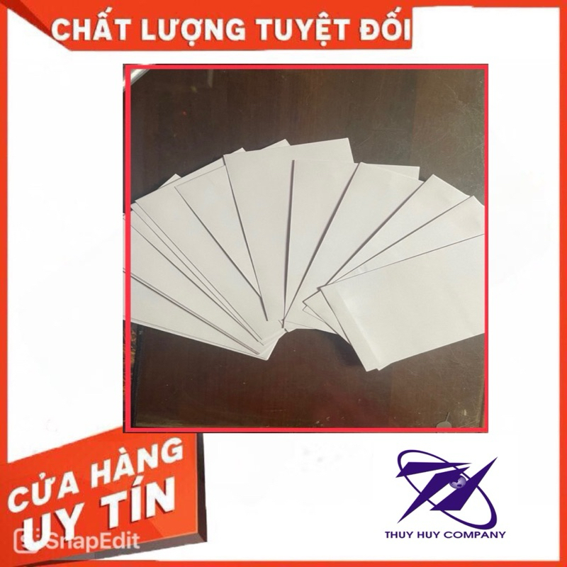PHONG BÌ TRẮNG KT11x19, ĐL100, TÚI 100 CÁI - VPP QUỐC HUY
