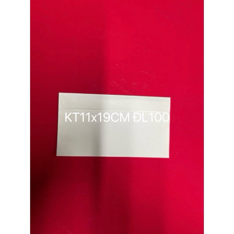 PHONG BÌ TRẮNG KT11x19, ĐL100, TÚI 100 CÁI - VPP QUỐC HUY