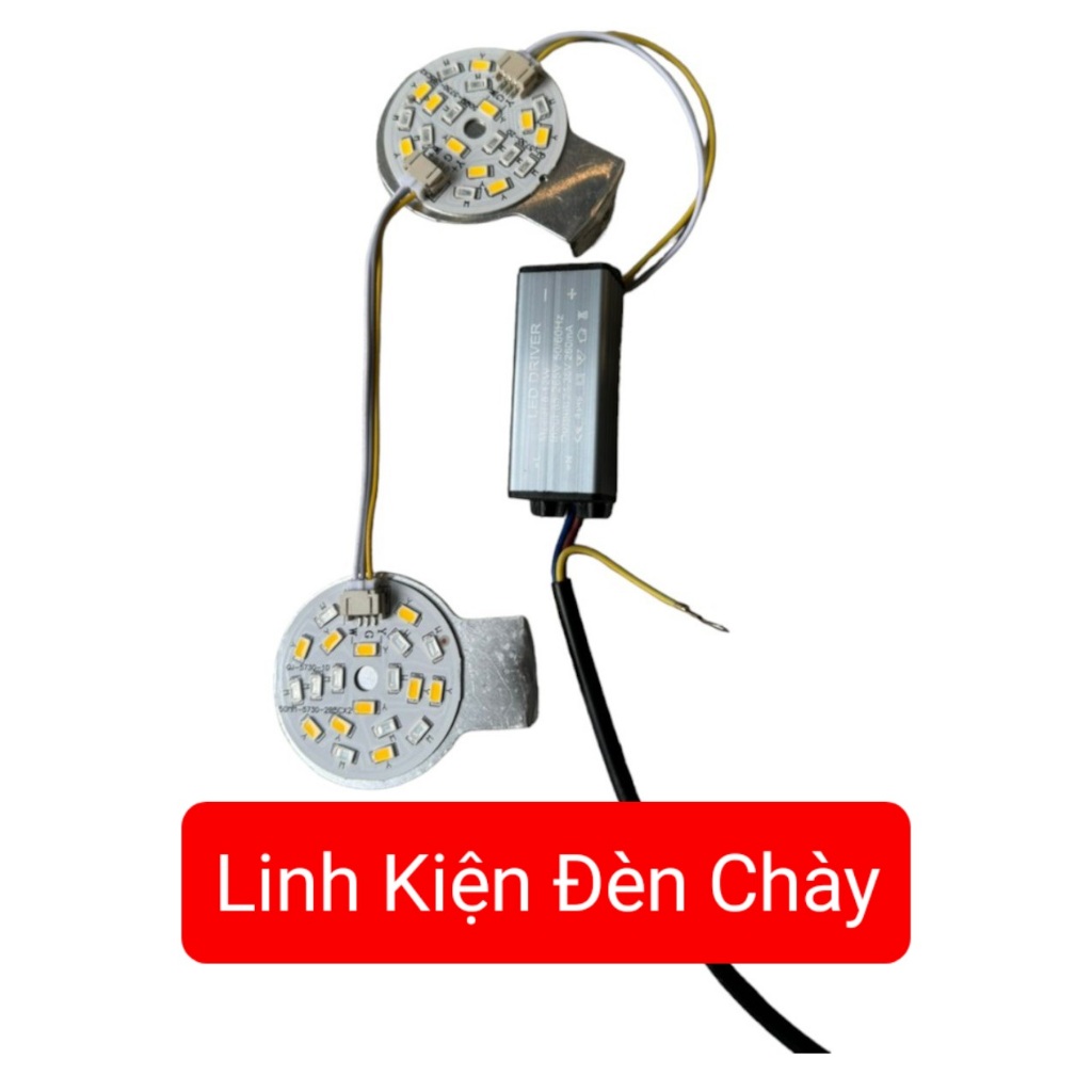 Bộ Linh Kiện Thay Thế Đèn Chày (Gồm nguồn 12W+ Vỉ Led) | Shopee Việt Nam