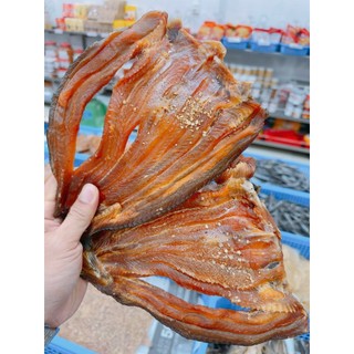 Khô Cá Lóc Ướp Tiêu ST Tách Sạch Xương, Rất Ngon Được Làm Từ Cá Xẻ Gói 500G