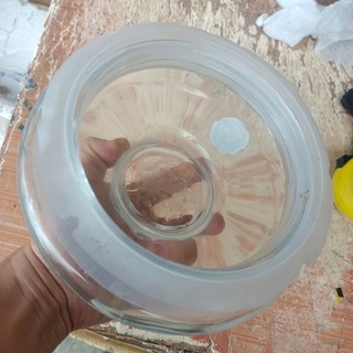 Nắp Bình Trụ Thủy Tinh Đựng rượu có zoăng nhựa siêu kín