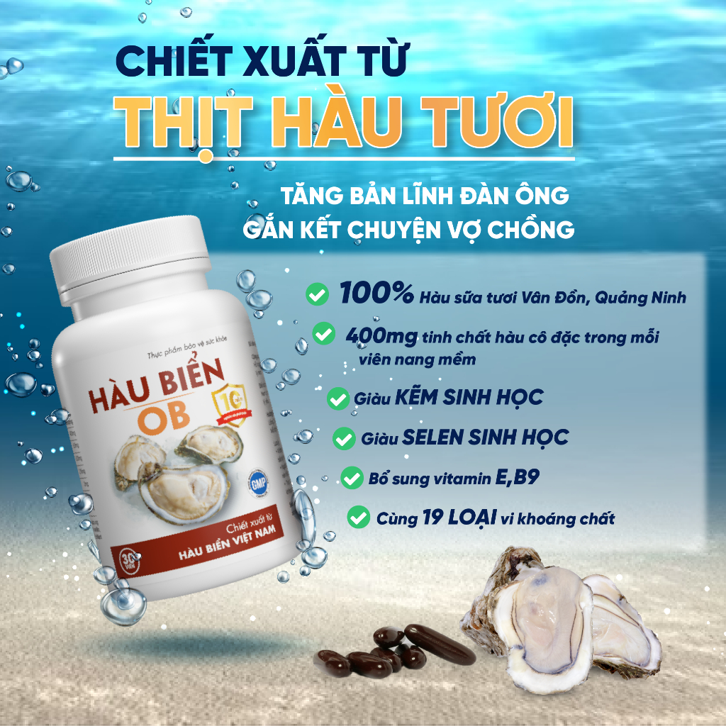 Ảnh Combo 2 Hộp Hàu biển ob Tăng sinh lý nam, cải thiện xuất tinh sớm ( Hộp 30 viên) Zlove 1