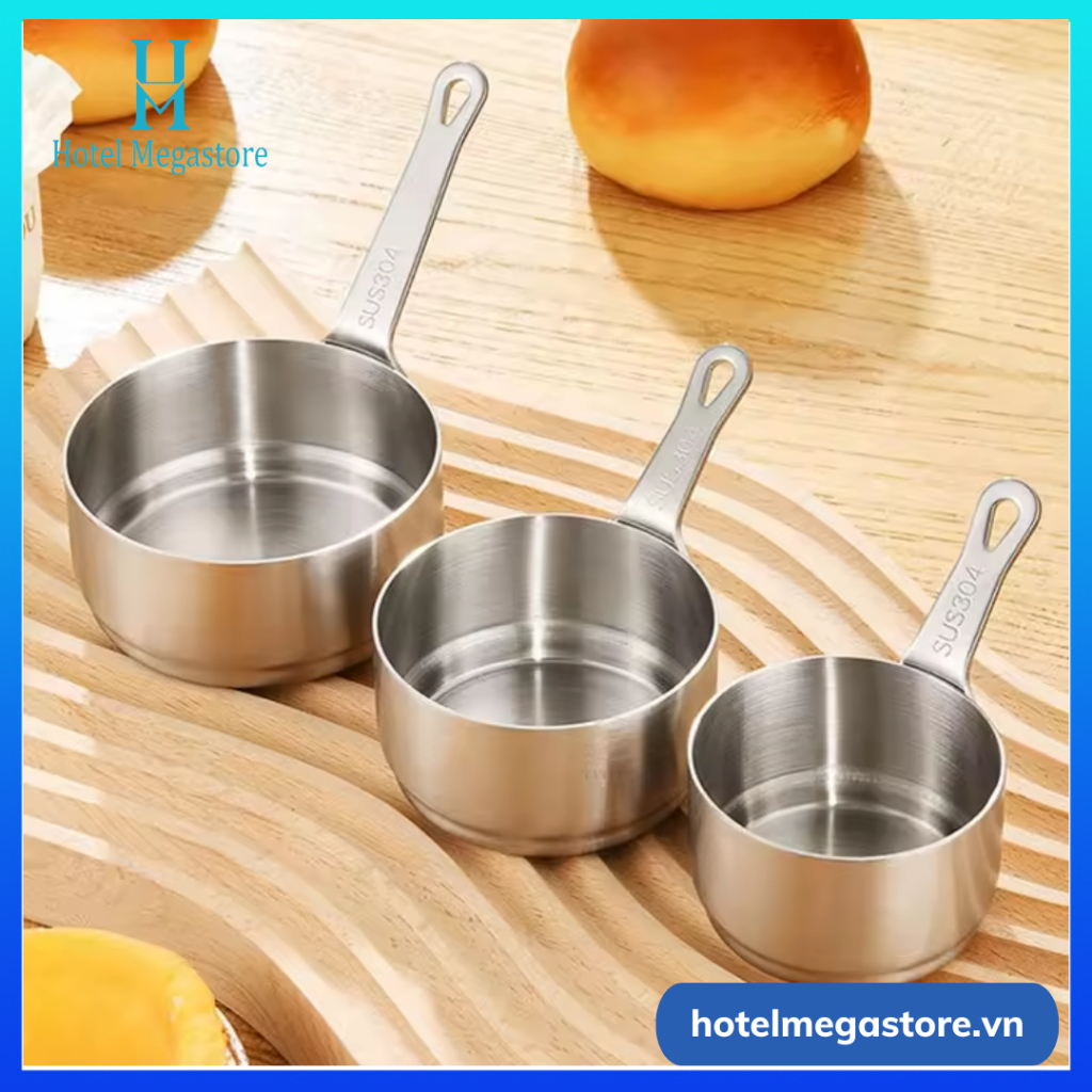 Chén đựng sốt inox 304 cao cấp ba kích thước decor món ăn | Shopee Việt Nam