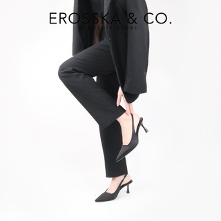 Erosska - Giày cao gót mũi nhọn kiểu dáng đơn giản thanh lịch màu trắng cao 7cm - EH042