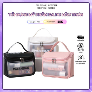 Túi Đựng Mỹ Phẩm WASHBAG , Túi Có Ngăn Khô Ứớt Riêng Biệt  , Đựng Đồ Trang Điểm Du Lịch Túi Lưu Trữ Túi Giặt