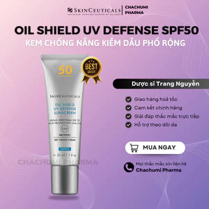 Kem chống nắng skinceuticals oil shield uv defense sun cream SPF 50 30ml