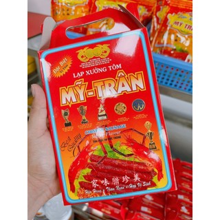 Lạp Xưởng Tôm Thượng Hạng hộp 500gram Được Chế Biến Từ Nguyên Liệu Tươi Ngon.