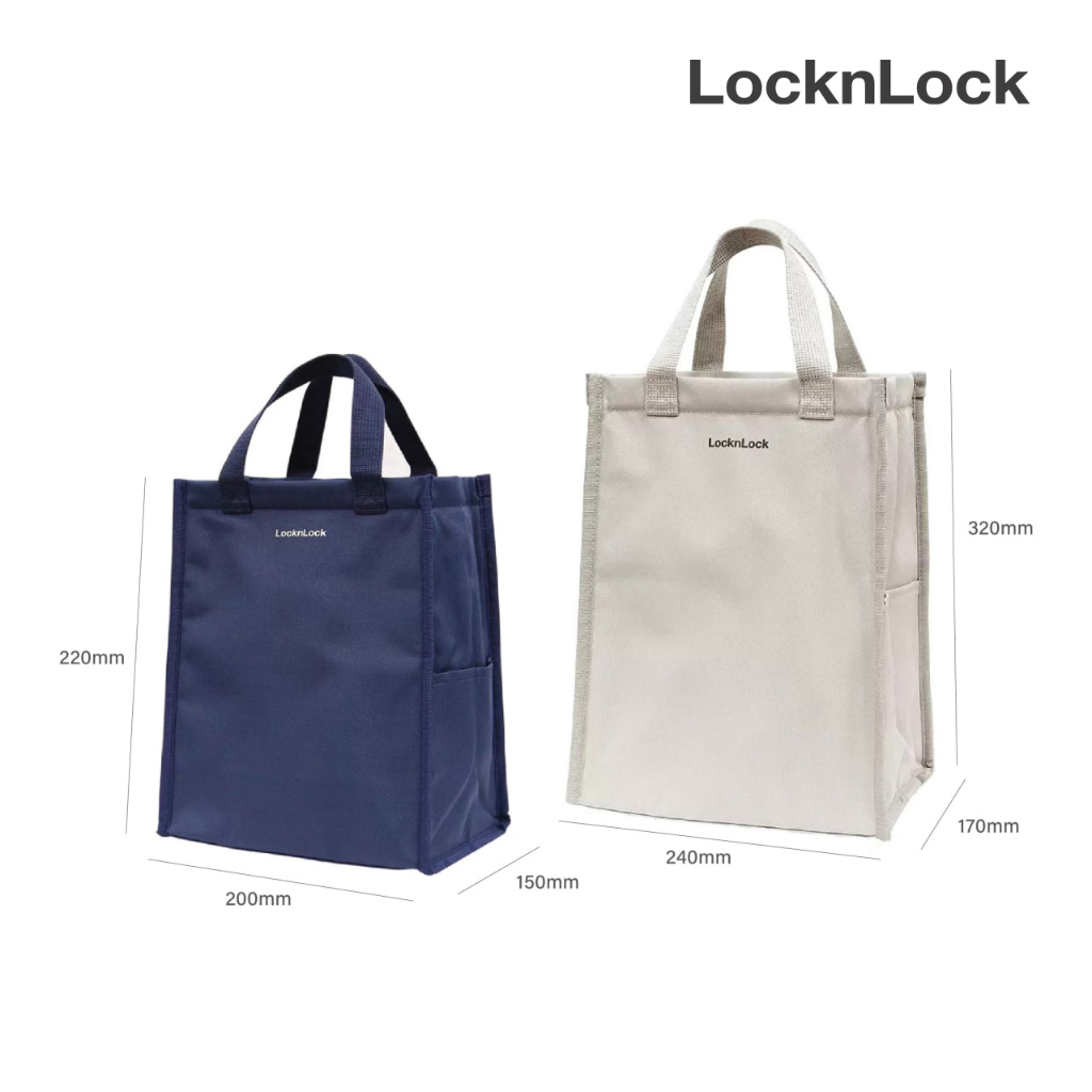 Ảnh Túi đựng bộ hộp cơm LocknLock daily cooler table mat HWB820 HWB821 , Hàng Chính Hãng - K-MALL 1