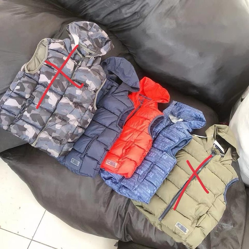 Áo Khoác Phao Gile Bé Trai Siêu Nhẹ Cao Cấp C3563 Ấm Áp Mùa Đông Size 3-4 Tuổi (14-16kg)