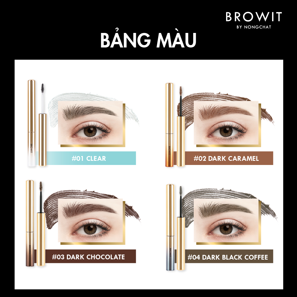 Ảnh Macara Định Hình Chân Mày Browit Setting EyeBrow Mascara #02 Dark Caramel 2g 4