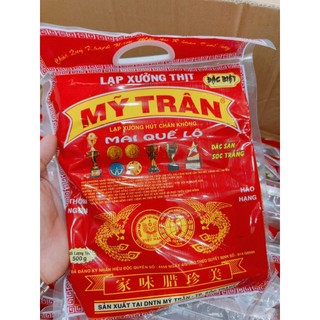 500Gram lạp xưởng khô mỹ trân đặt biệt, được làm từ thịt nạc nên hương vị thơm ngon rất đặt biệt.