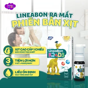 *Lineabon D3 K2 Dạng Xịt Tiện Lợi