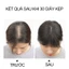 Tóc giả che hói đỉnh đầu mái bay 4D làm từ 100% tóc thật, giúp phủ hói đỉnh đầu cho nữ