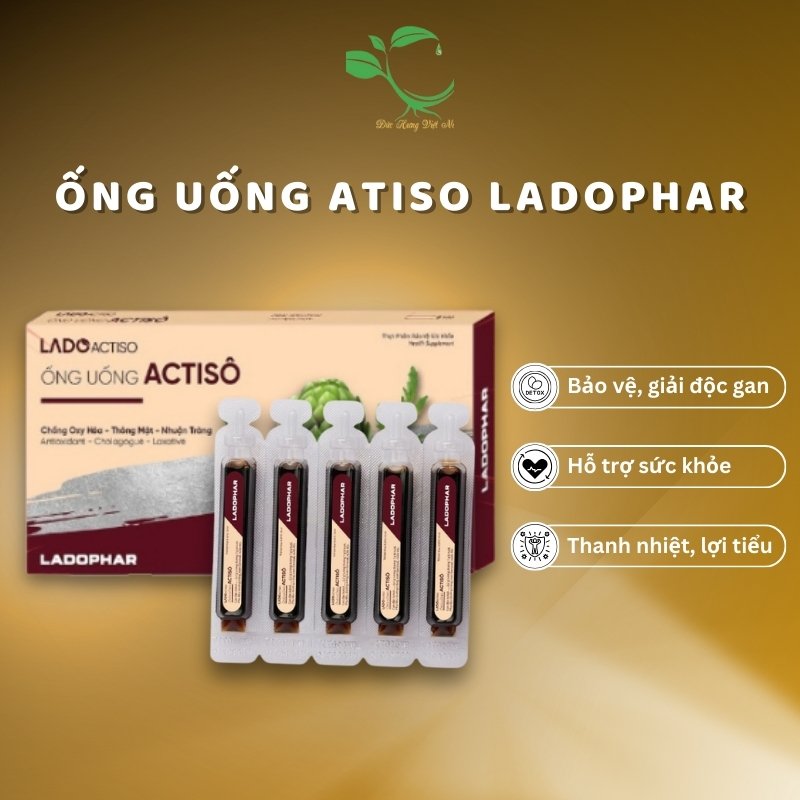 Ống uống Actiso Ladophar loại có đường | Shopee Việt Nam