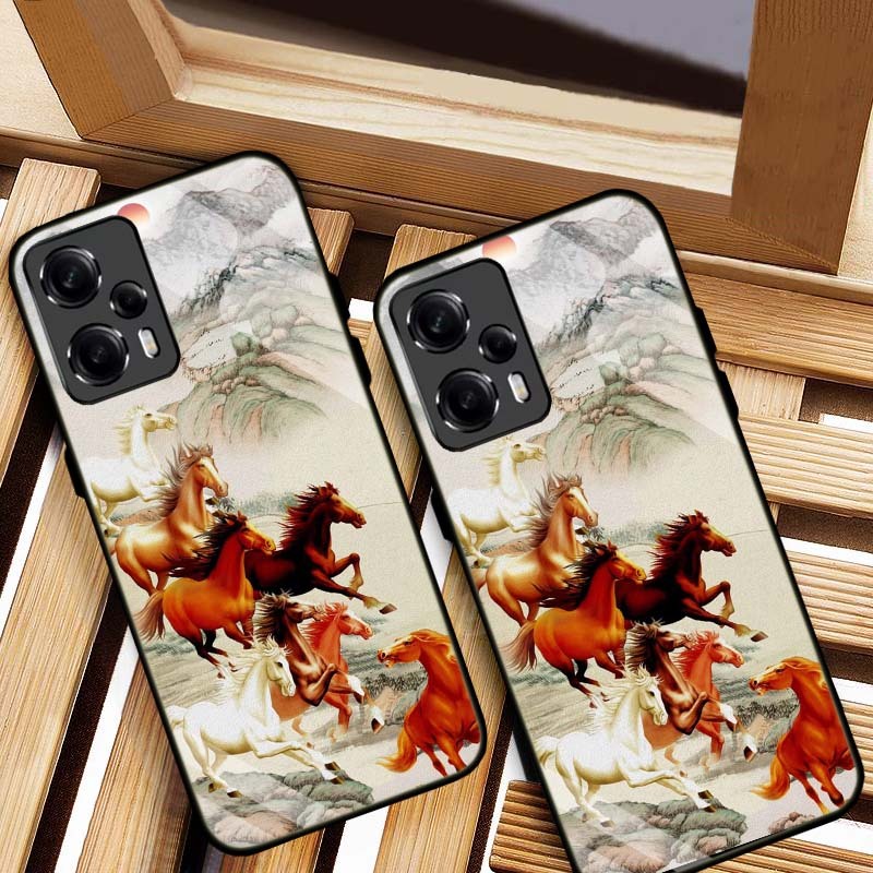 ỐP LƯNG XIAOMI REDMI NOTE 12 TURBO HÌNH 555 LƯNG KÍNH CƯỜNG LỰC CAO CẤP