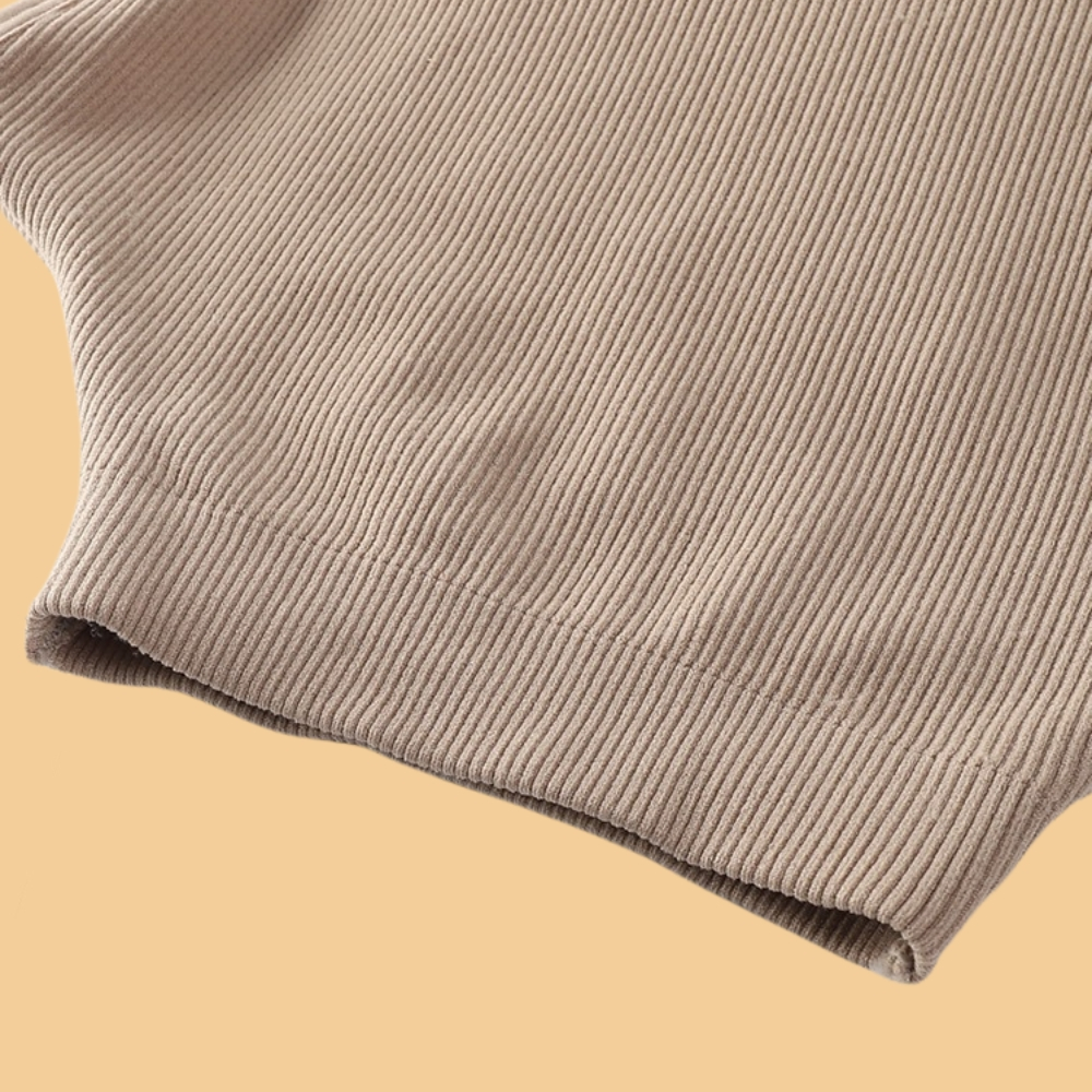 Áo ba lỗ Len Sát Nách UNDERCOOL Len Tăm Mềm Mịn dáng croptop dáng dài phom ôm cổ tròn ABL05