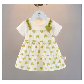Váy bé gái dạng yếm xinh xắn 7-11kg mẫu mới mùa hè phong cách Hàn Quốc D1016