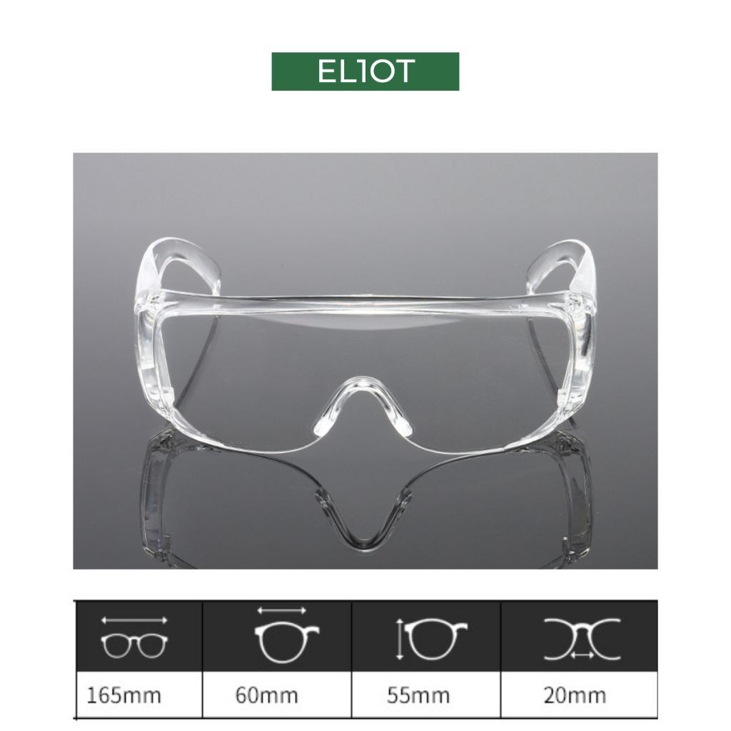 Kính chống bụi đi đường ELIOT chất liệu nhựa cao cấp dành cho người đi xe máy, xe đạp thời trang và an toàn 1111