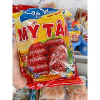 Lạp xưởng khô mỹ tân nạc gói 1kg lăn nước dừa tươi ngon ngọt lắm nhen.