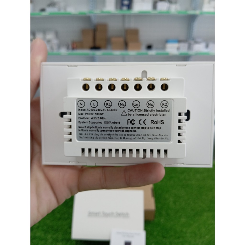 Công Tắc Điều Khiển Cửa Cuốn Qua Điện Thoại LT4x MẪU MỚI dễ dàng đấu nối
