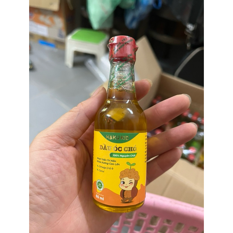 Dầu ăn hakukid, dầu gấc, dầu óc chó, dầu oliu 60ml Tibongstore
