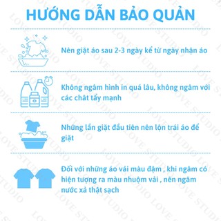 Áo gia đình du lịch đi chơi biển LoveIsland 2 3 4 người bố mẹ bé cả nhà Cầu Vồng Sunny cotton 250gsm cao cấp [A055]